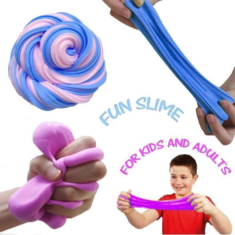KMBTQRE Butter Slime Kit Two-Toned 9 Packed for Girl Boys Party Favors Toys  Stocking Stuffers for Kids 6 7 8 9 10 11 12 Years Old - Image 4